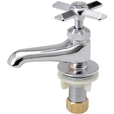 B & K B & K Polished Chrome 2.2 GPM Self-Closing Basin Faucet 120-003NLA
